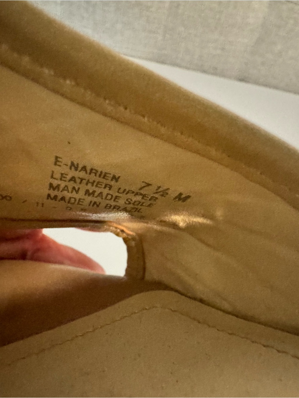 Etienne Aigner Tan Woven Leather Slide Sandals 7.5 - Picture 8 of 8